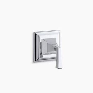 Kohler Memoirs Transfer Valve Trim w Deco Lever Handle‎ Polished Chrome K-T10424